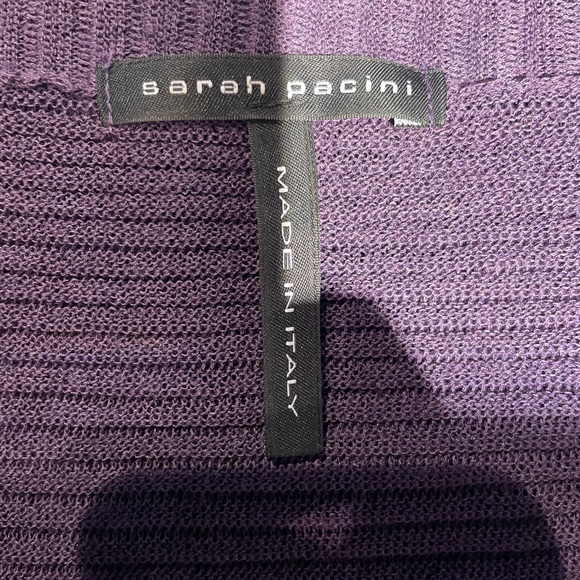 Gorgeous purple cardigan- Sarah Pacini - made in Italy - - Picture 4 of 4